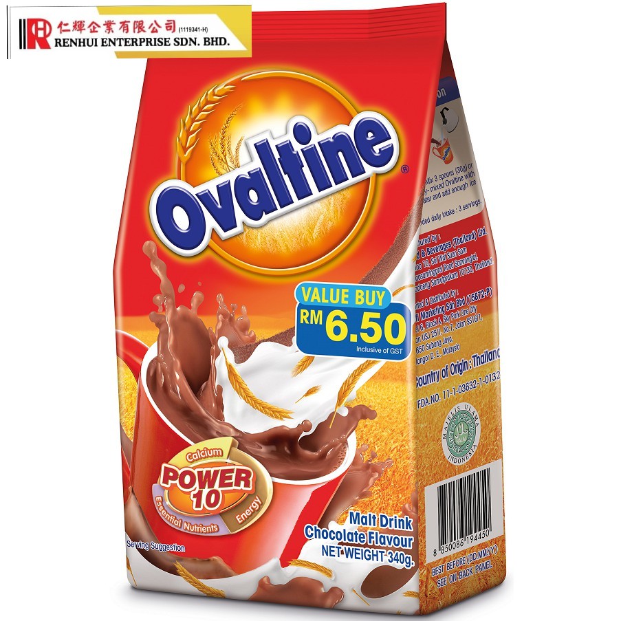 OVALTINE ORIGINAL 340G Shopee Malaysia