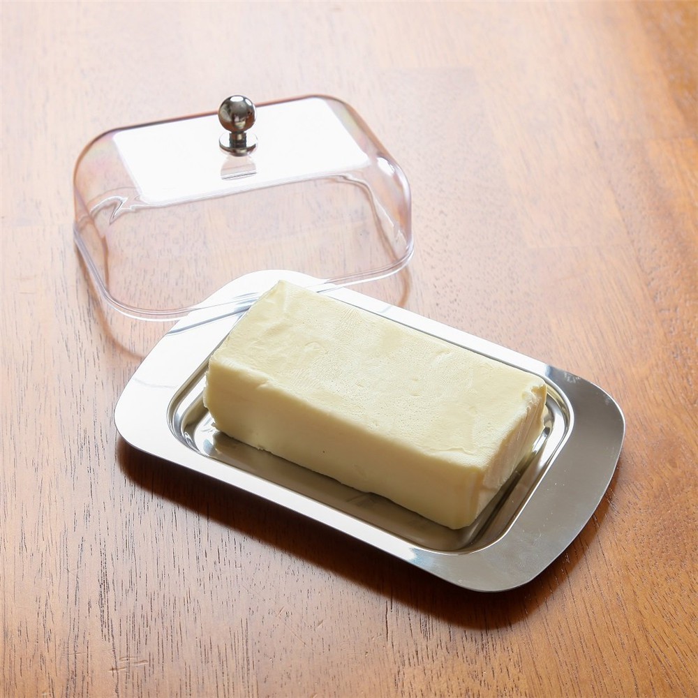 Butter Dish Box Cheese Container Tray with Lid【bluesky1990】 Shopee