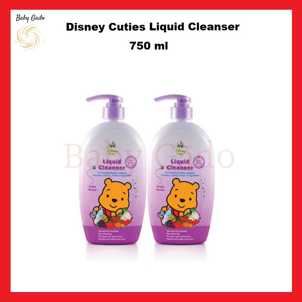 Disney Baby Cuties Liquid Cleanser Cleansers Bottle Wash Grape 750ml