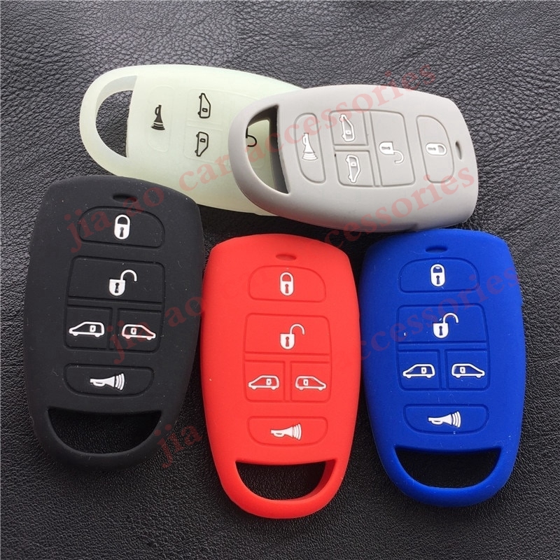Silicone Rubber Car Key Cover Case Holder Shell Shell for Hyundai for