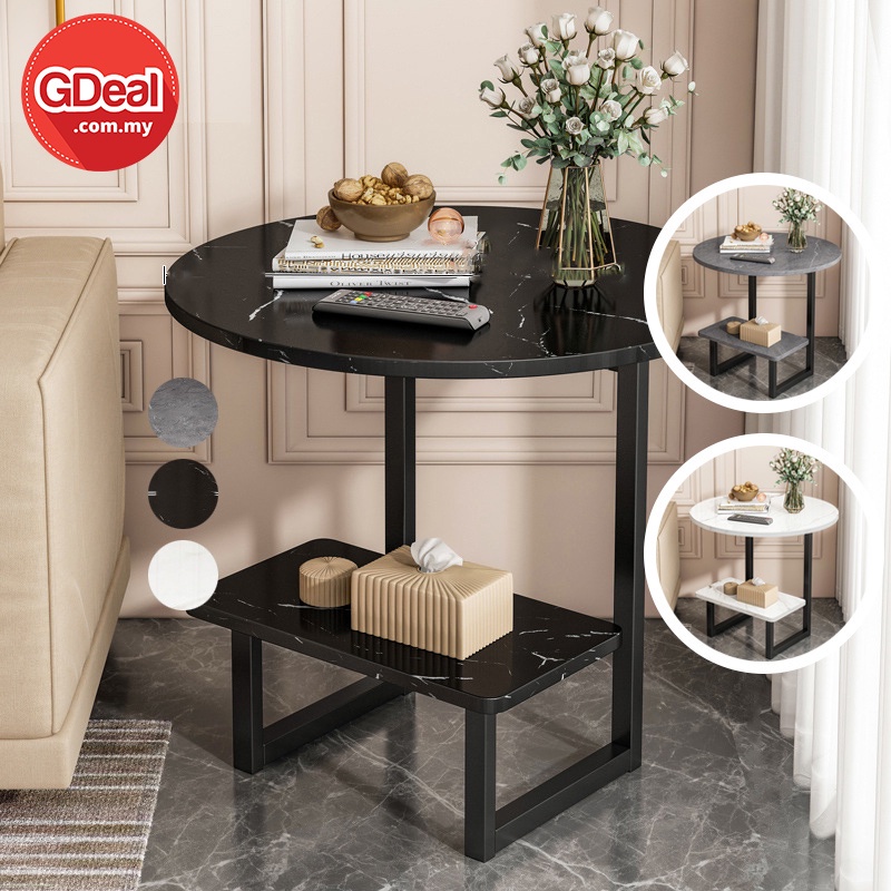 GDeal Modern Living Room Rounded Fashion Coffee Table Nice And Solid