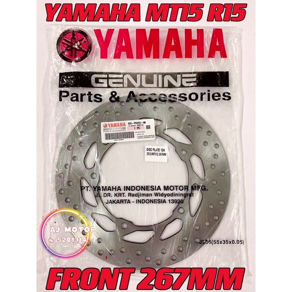 MT15 R15 V3 FRONT REAR BRAKE DISC PLATE DEPAN BELAKANG STANDARD SIZE