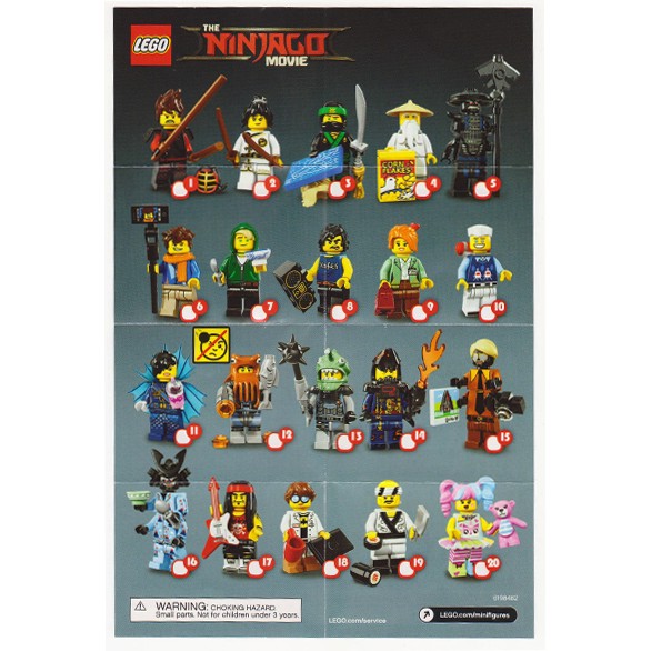 LEGO Ninjago Movie Minifigure Blind Bag Pack (71019) ubicaciondepersonas.cdmx.gob.mx