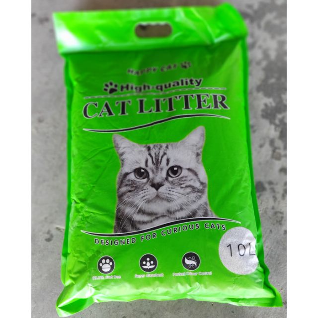 Happy cat cat litter (10 liter,7kg) (PASIR KUCING) Shopee Malaysia