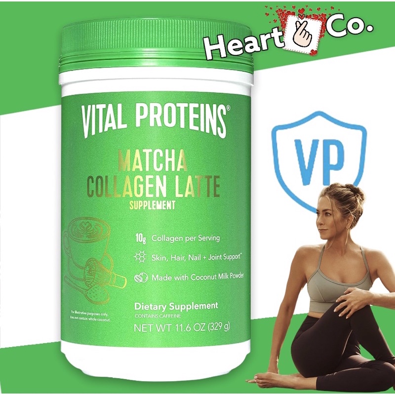 Vital Proteins Matcha Lattes, Matcha Green Tea Collagen Latte Powder