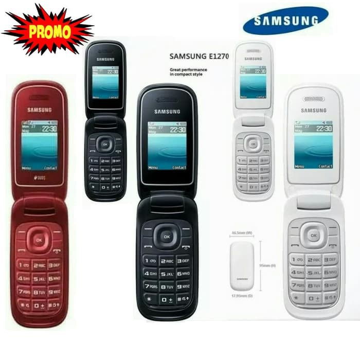 Original Samsung Flip Phone E1272 Shopee Malaysia