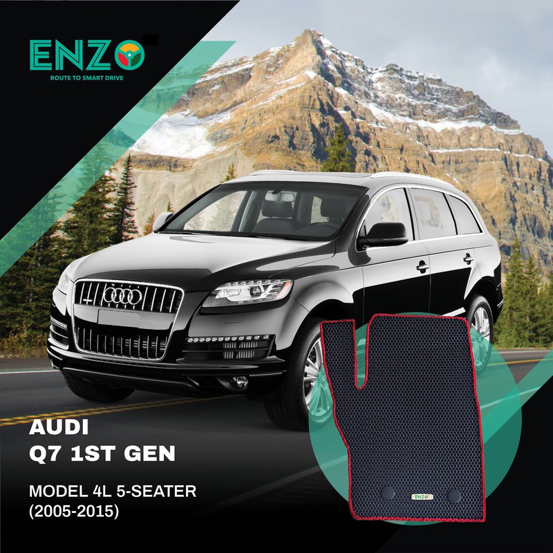 Audi Q7 1st Gen Model 4L 5Seater Enzo Customised Car Mat Shopee