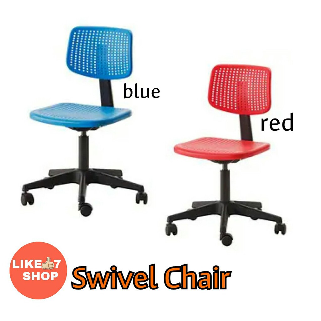 IKEA ALRIK Swivel chair( red,blue) Shopee Malaysia