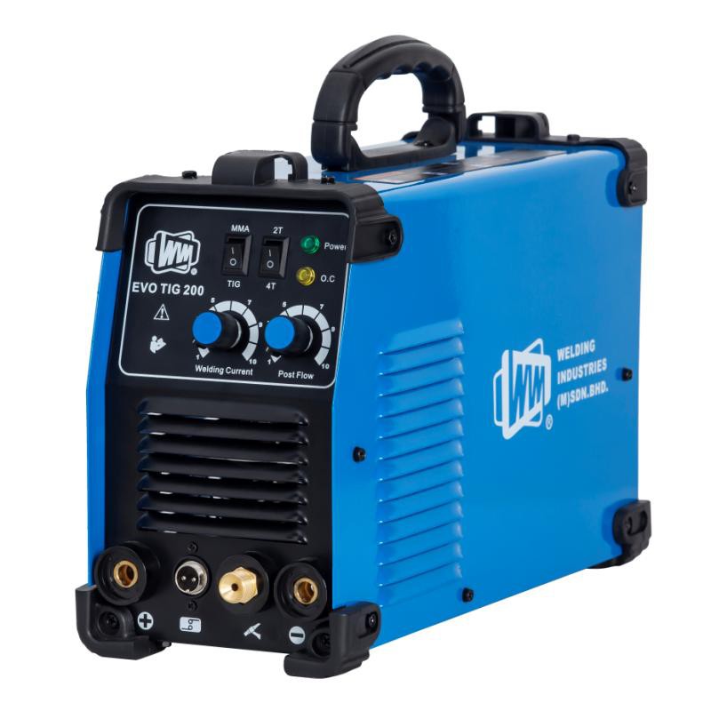 WIM EVO TIG 200 WELDING MACHINE C/W STANDARD ACCESSORIES & 2 PCS OF