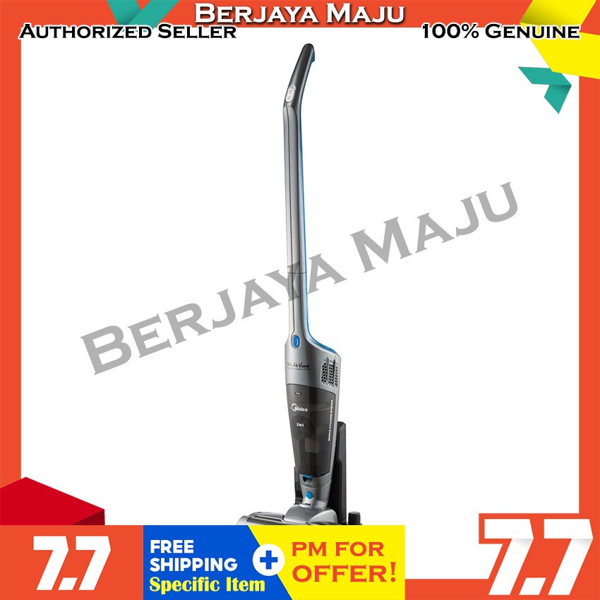 Midea 14.4V 2 In 1 Cordless Stick Vacuum Cleaner MVC15P Shopee Malaysia