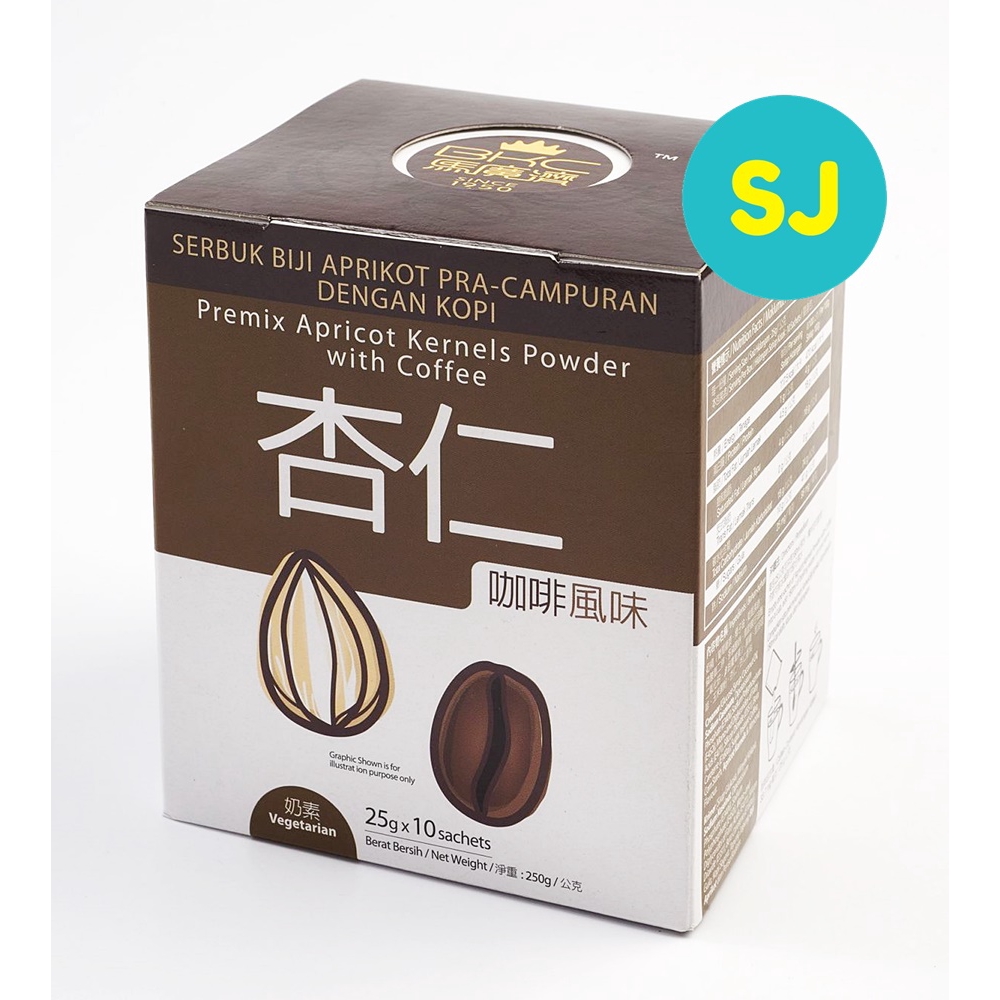 BKC Premix Apricot Kernels Powder with Coffee 25g x 10's