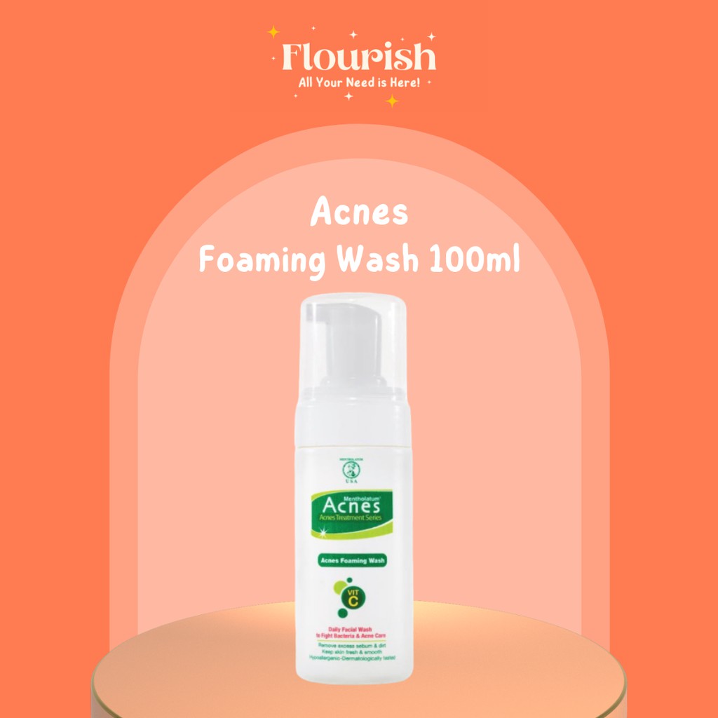 (Acnes) 100ml Facial Cleanser Foam Wash Face Cleansing Pimple Acne