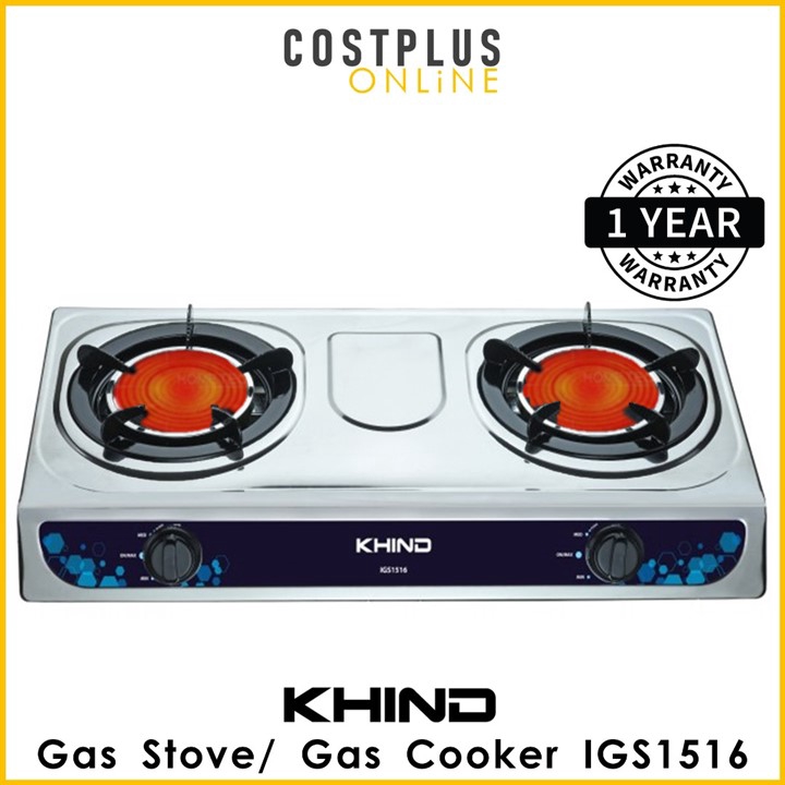 KHIND Infrared Gas Stove dapur gas IGS1516 / KHIND Infrared Hot Lava