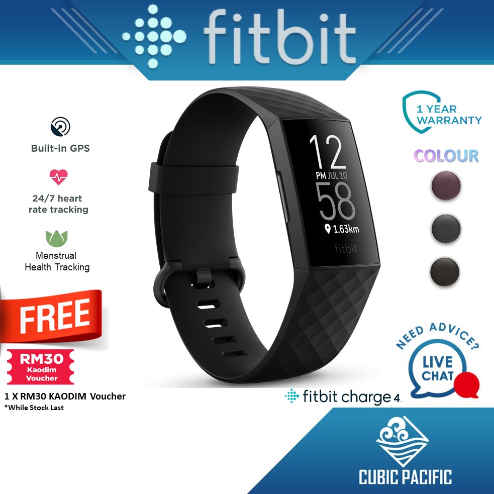 [SOLD OUT] Fitbit Charge 4 Smart Watch Fitness Heart Rate Tracker