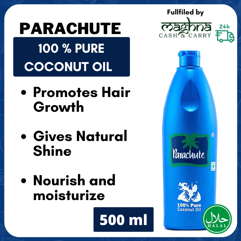 Parachute 100 Pure Coconut Hair Oil 500 ml Minyak kelapa Shopee