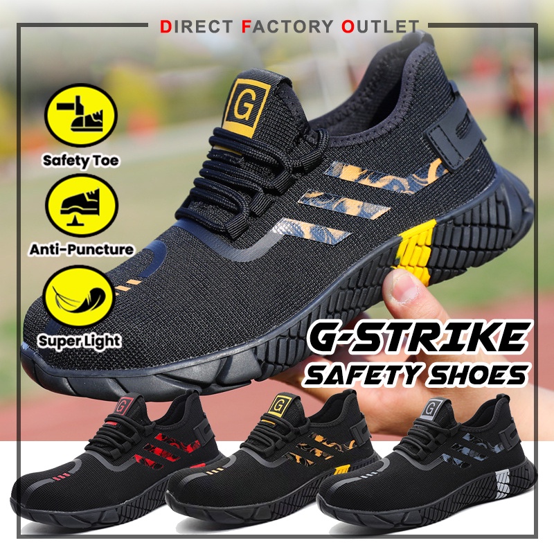 DFO Safety Shoes GSTRIKE Safety Boots Sneakers Lightweight Anti Slip