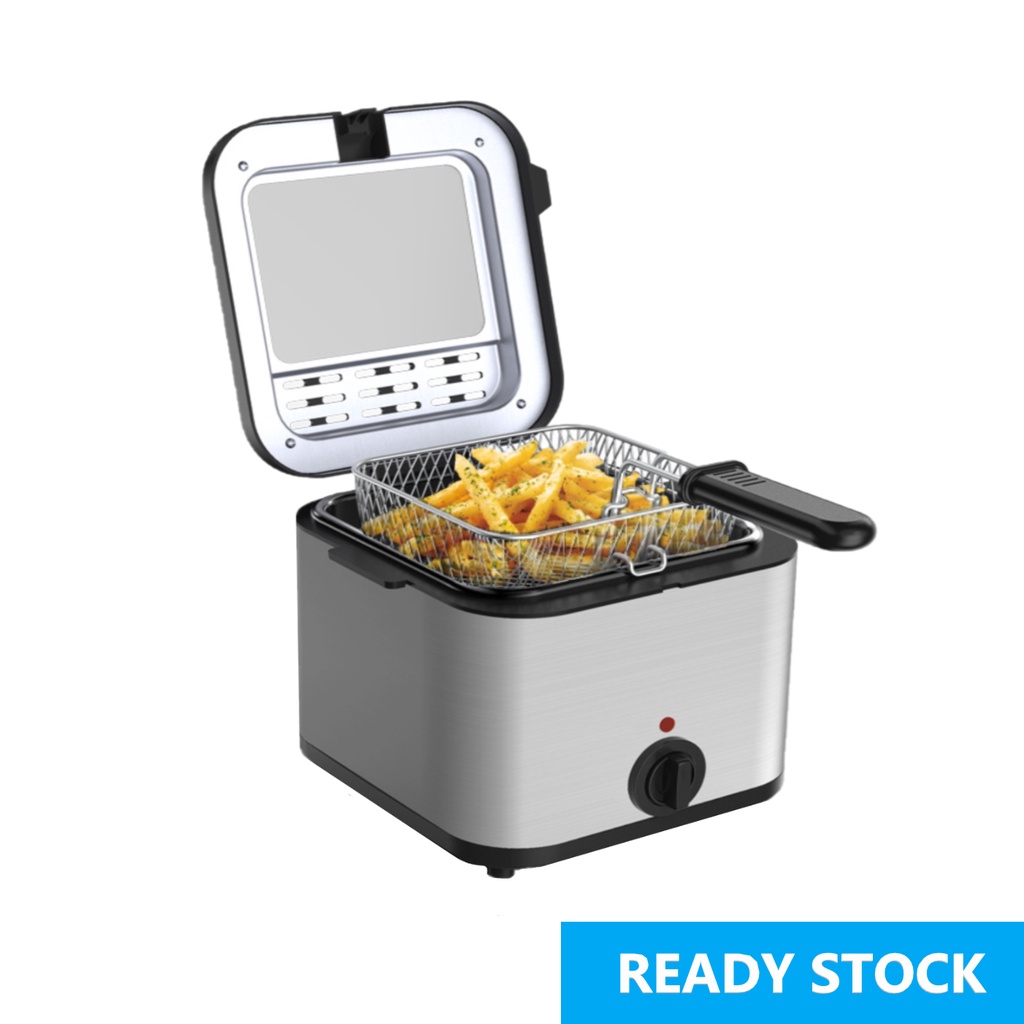 【Kitchen】Deep fryer 2.5L stainless steel electric Kaisa Villa