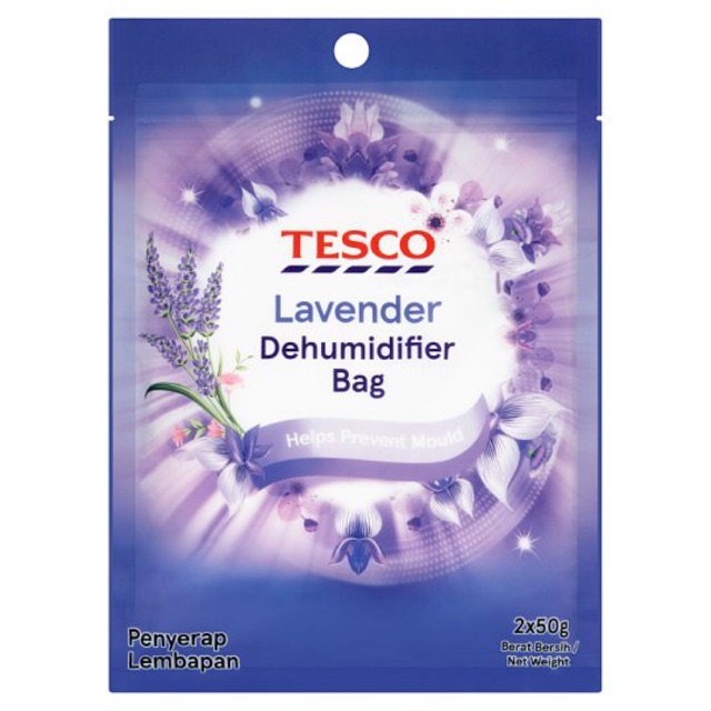 Tesco Lavender Dehumidifier Bag Penyerap Lembapan 2 x 50g Shopee Malaysia