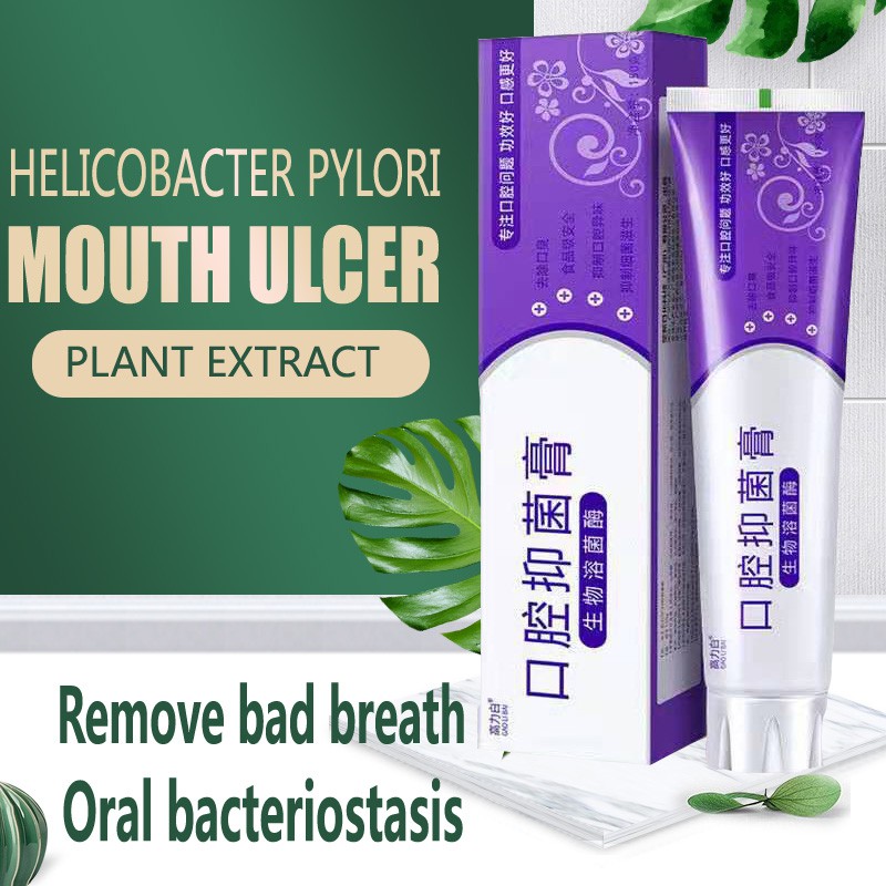 HP toothpaste Helicobacter pylori toothpaste oral ulcer fresh breath