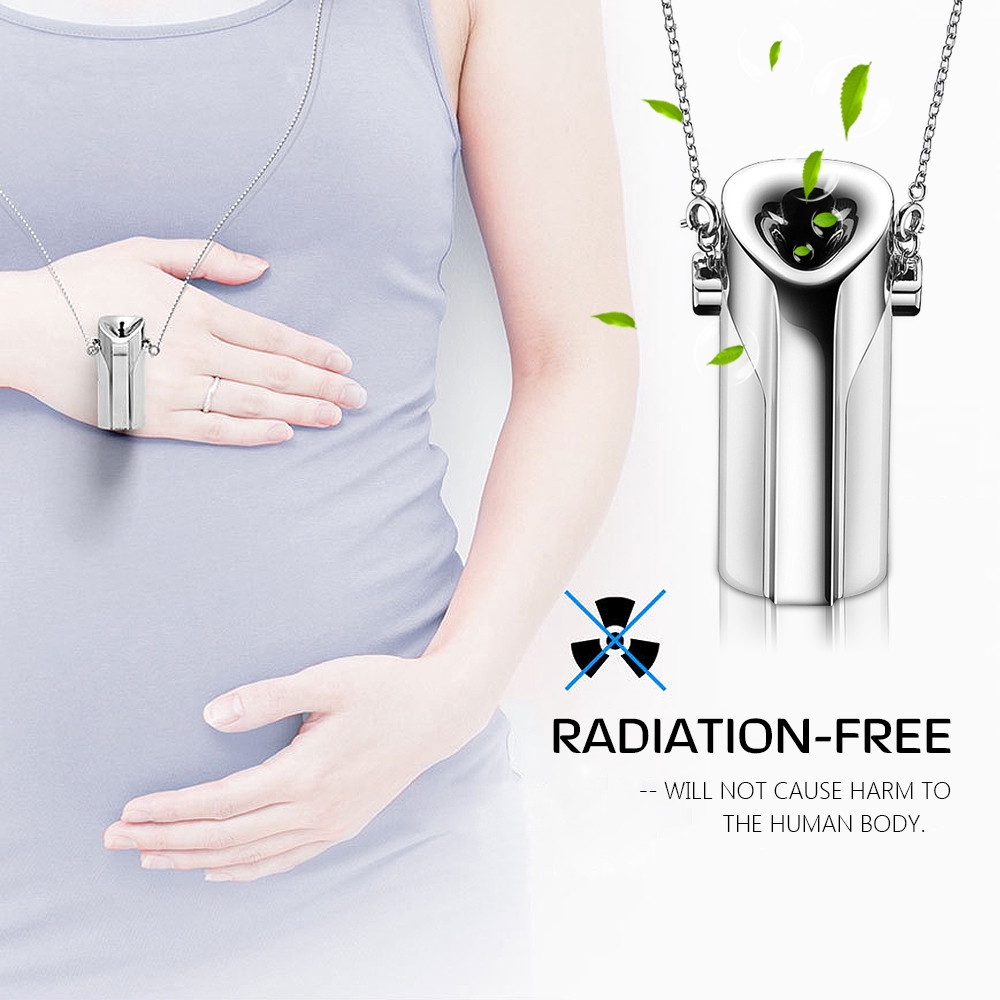 Portable USB Air Purifier wearable necklace negative ionizer Anion