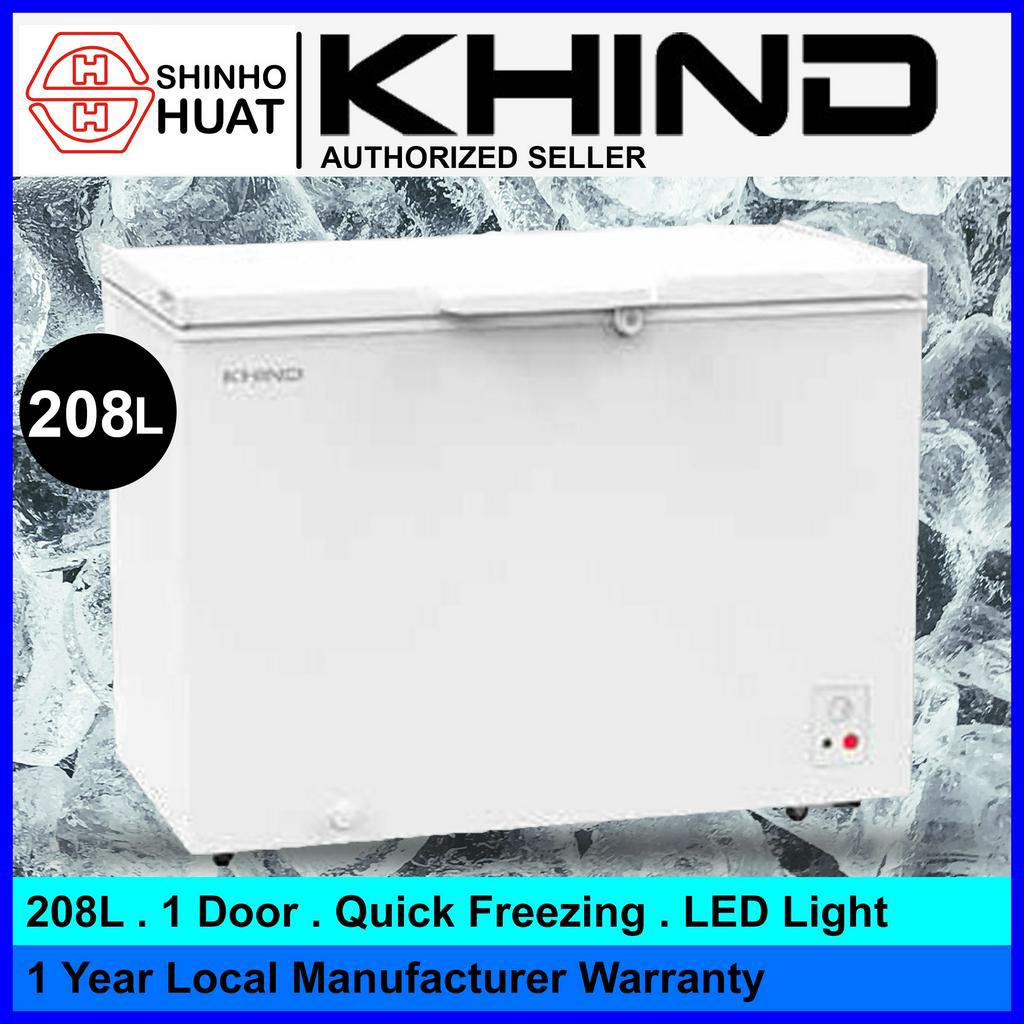 Khind FZ208 Chest Freezer ( 208L ) White Shopee Malaysia