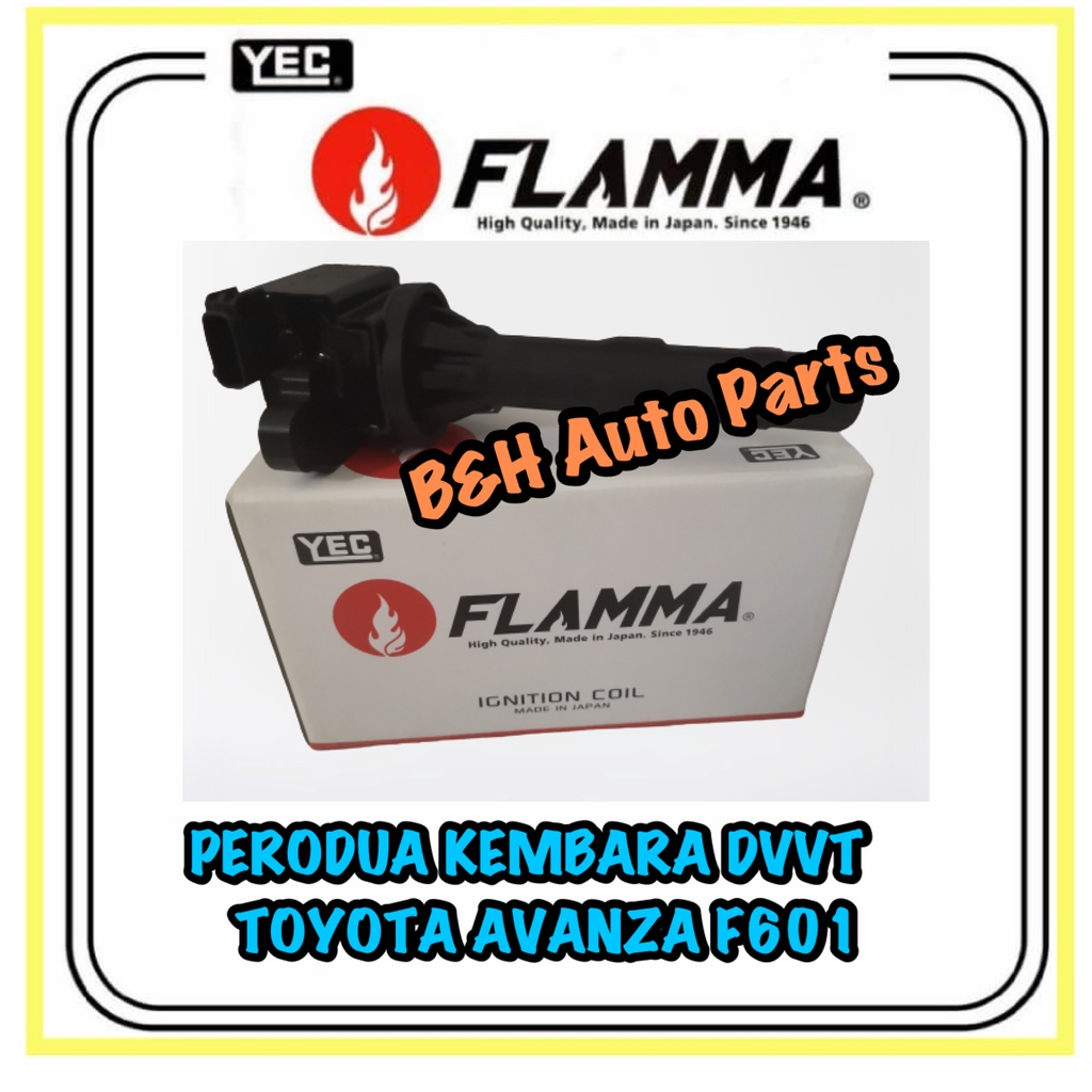 Yec Flamma Japan Plug Coil for Perodua Kembara DVVT,Toyota Avanza F601