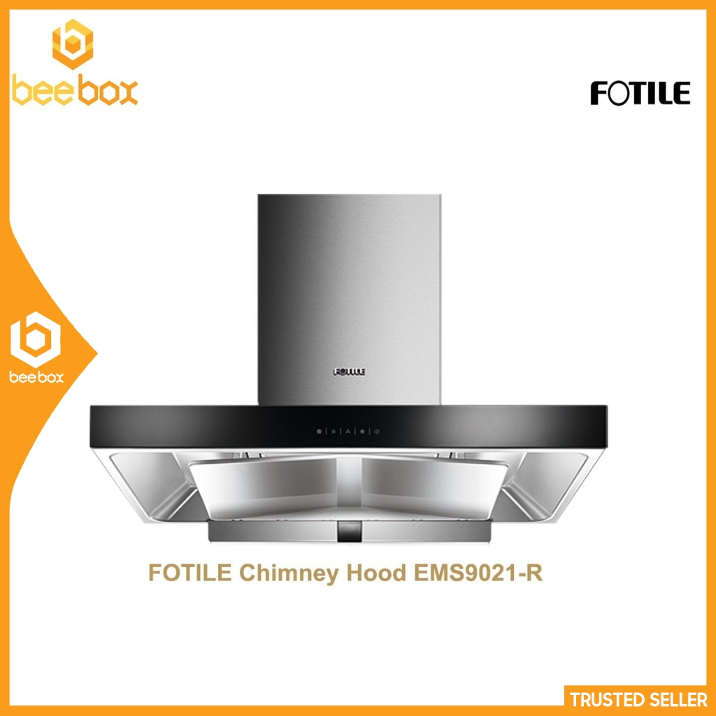 Fotile Recirculation Chimney Cooker Hood 1080m3/h Suction Power