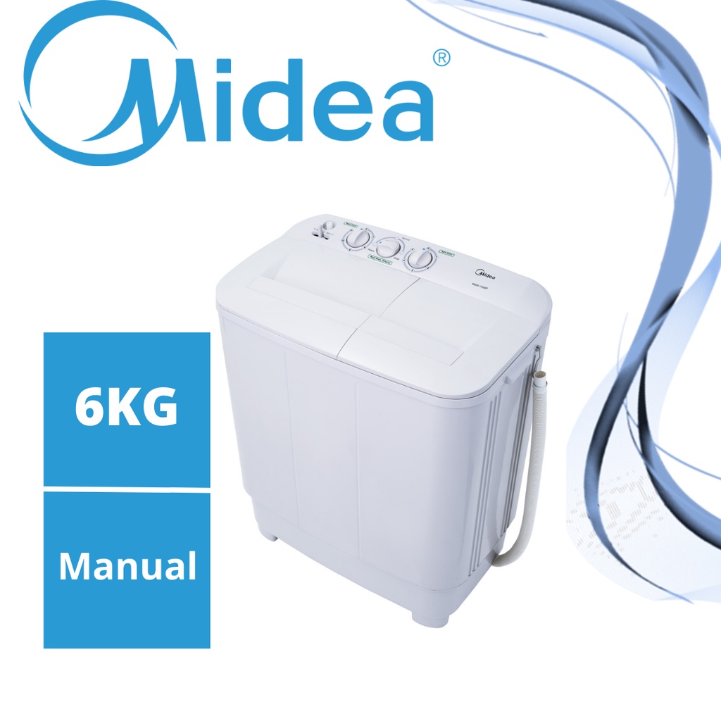 Midea Semi Auto Washing Machine (6.0kg) MSW6008P Shopee Malaysia