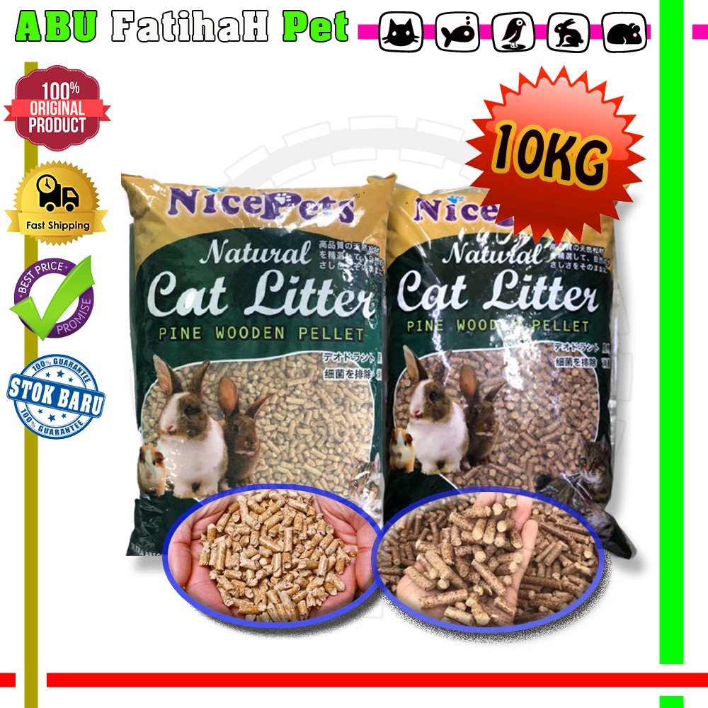 Wood Pellet Cat Litter 30L