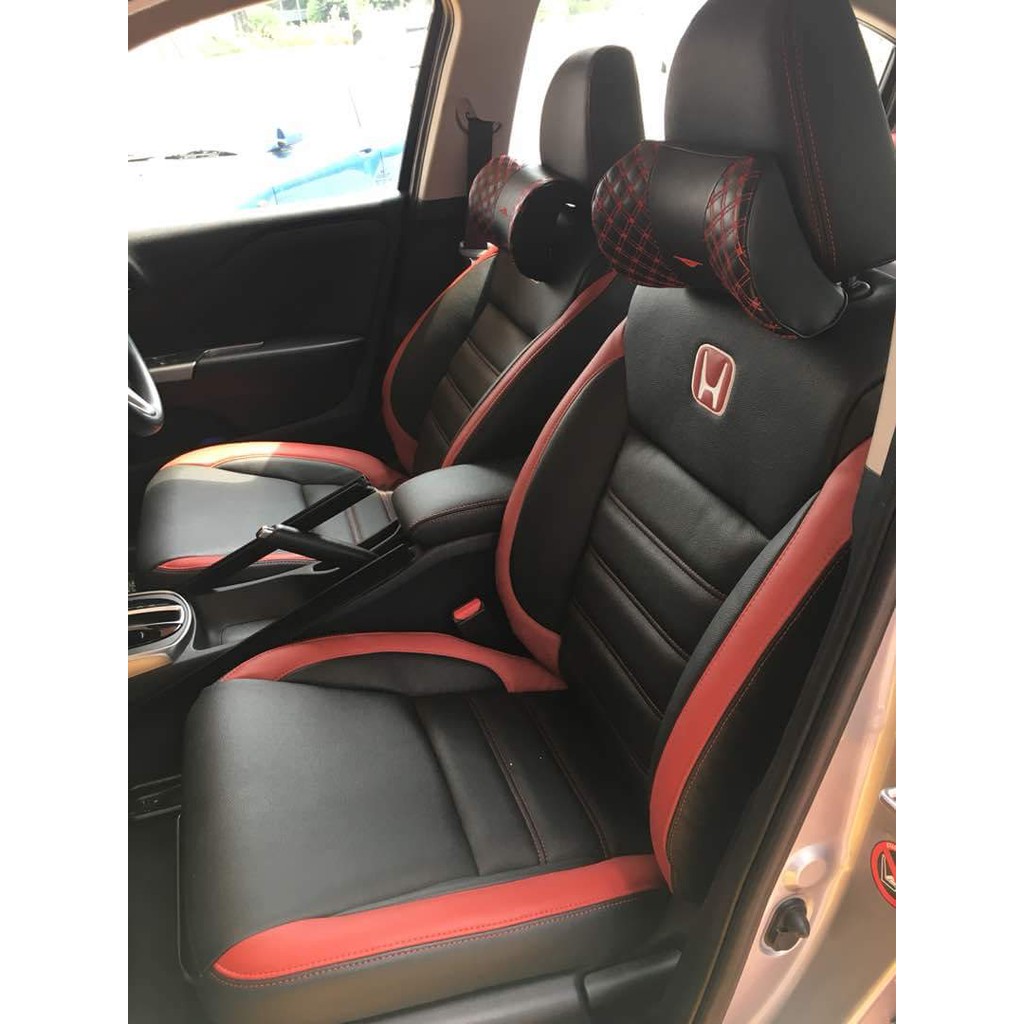 Pure Leather Seat Covers For Honda City 2017 Velcromag