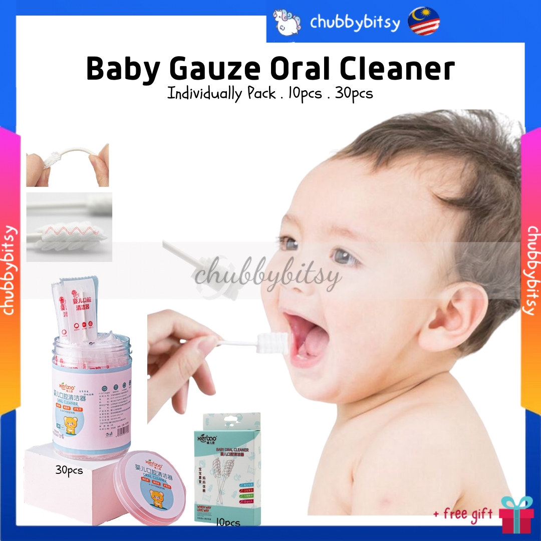 Baby Gauze Oral Cleaner Milk Stain Remover Mouth Hygiene