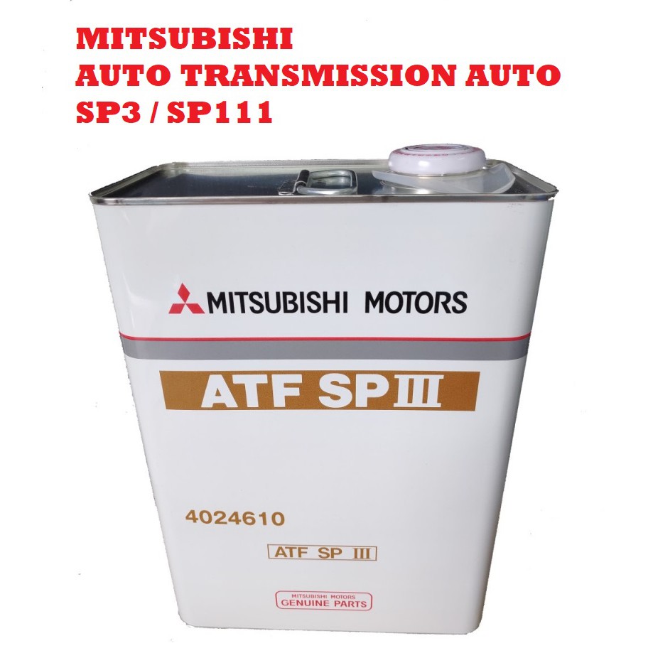 Mitsubishi ATF SP3 SP III Automatic Transmission Fluid 4 Litres
