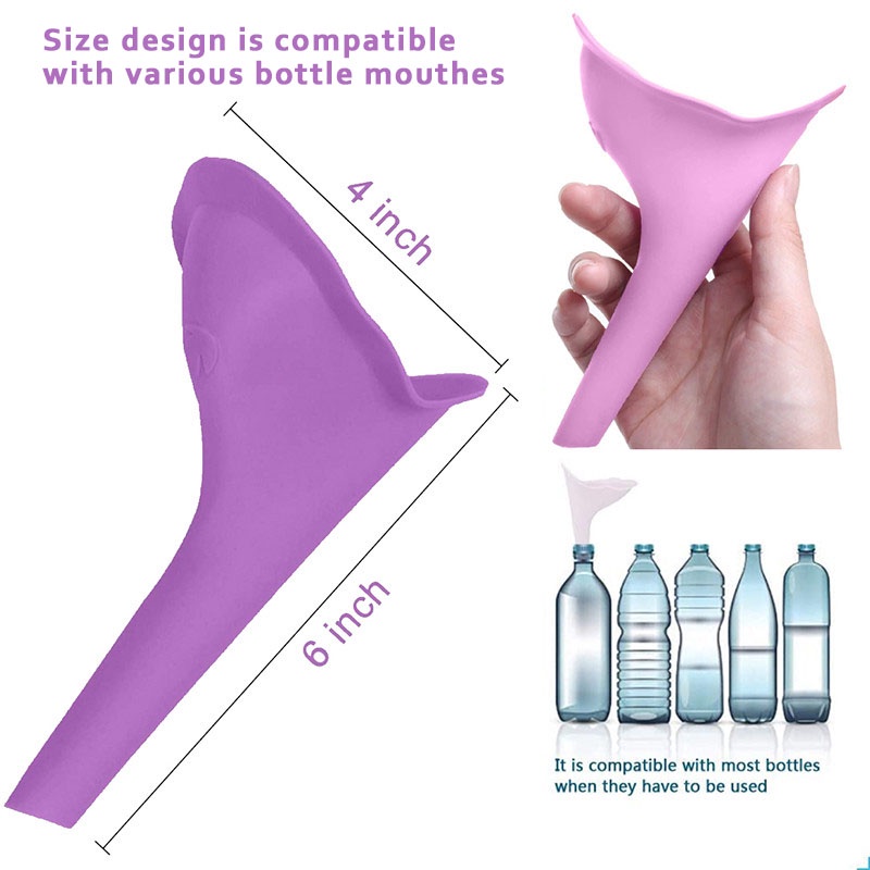 Silicone Women Urinal Outdoor Travel Camping Female Portable Lady