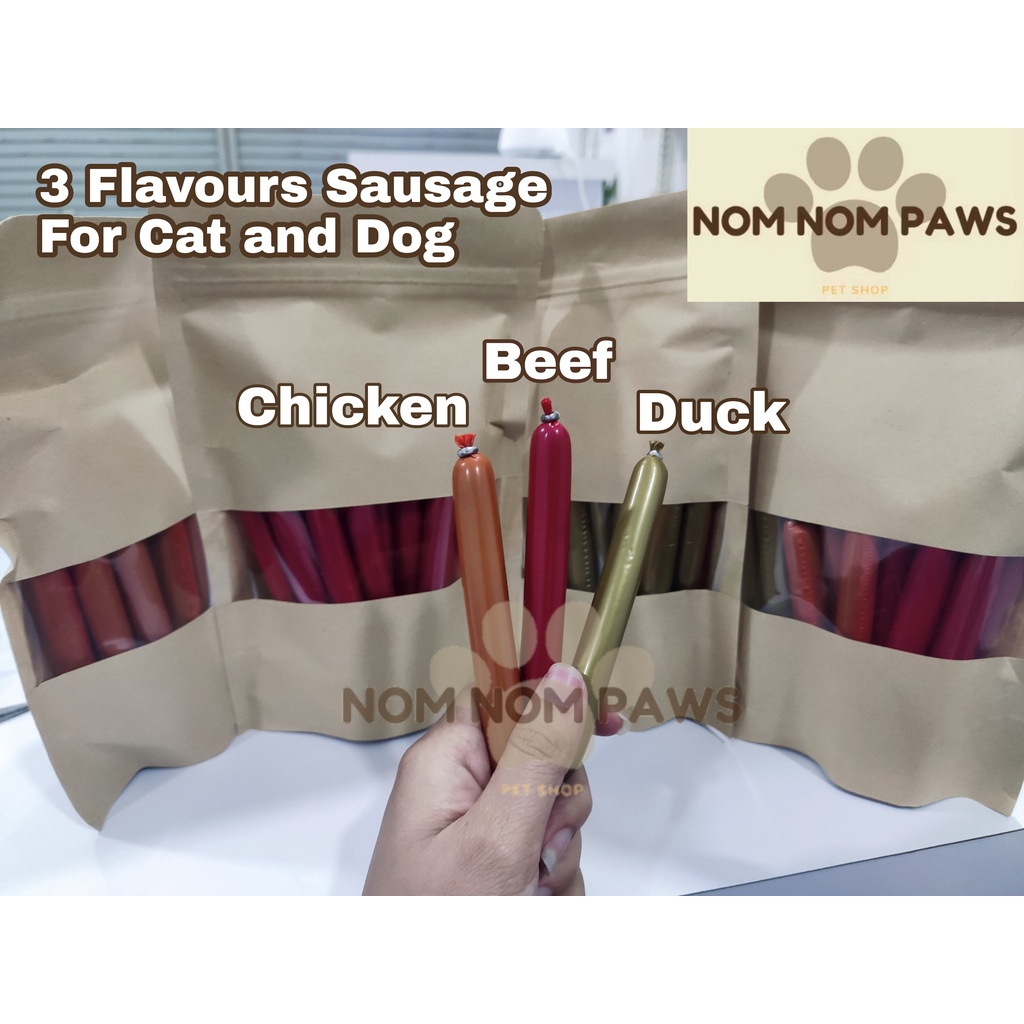 (READYSTOCK) Cat Snack Sausage/ Dog Snack Sausage/ 3 Flavours Sausages