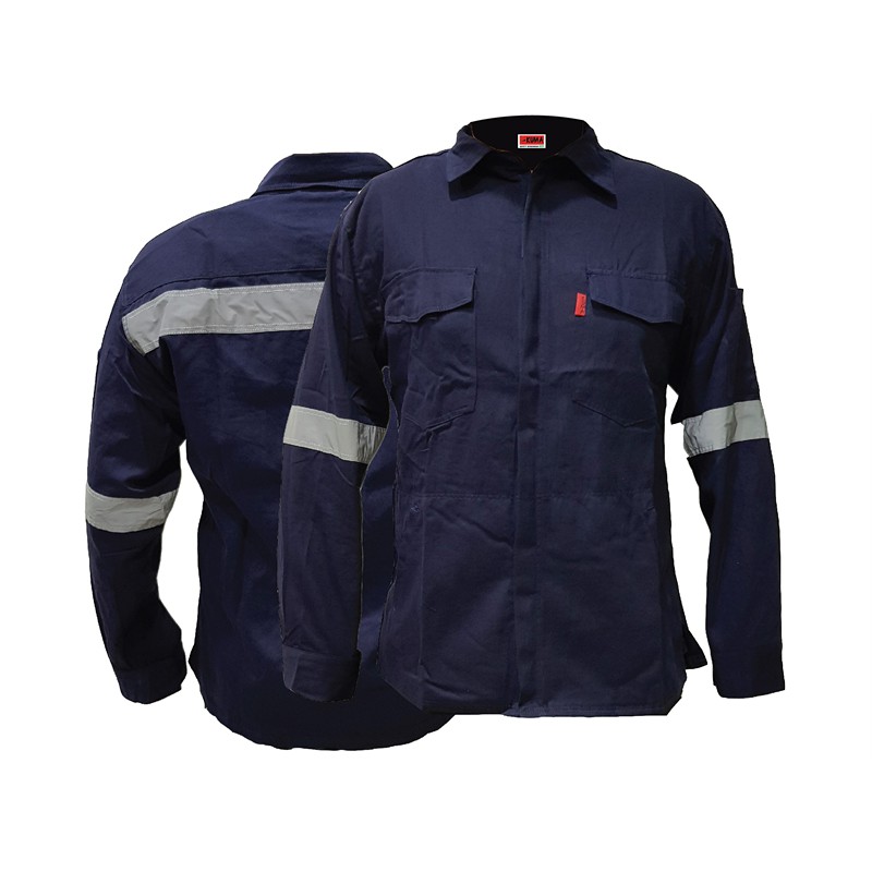 Safety Jacket with Reflector (Eco Work Jacket) Shopee Malaysia