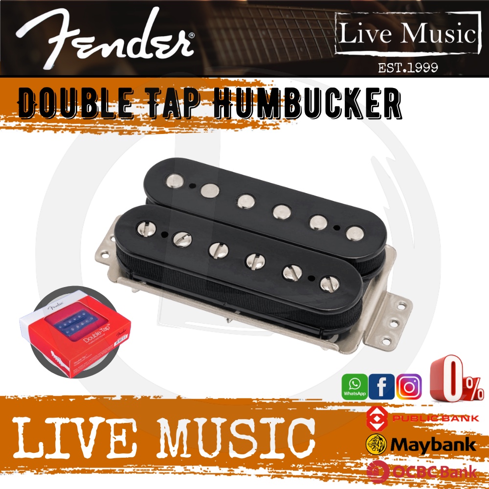 Fender Double Tap Humbucker Black Shopee Malaysia