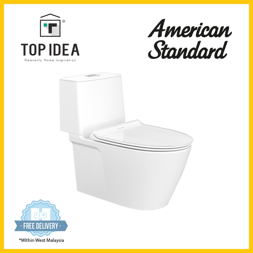 American Standard Acacia SupaSleek Close Coupled Toilet Set Double Vortex CrystaSleek Wash