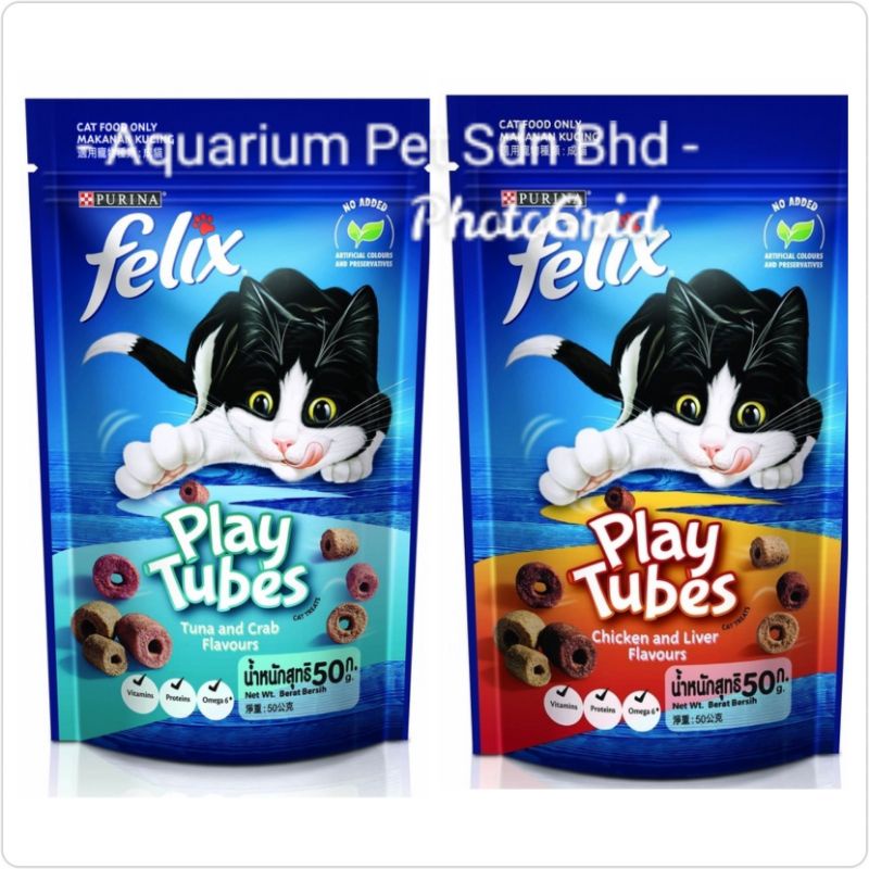 Purina Felix Play Tubes Cat Treats 50g Shopee Malaysia