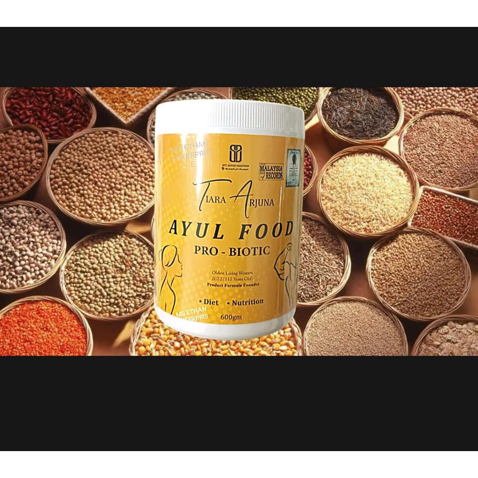 TIARA ARJUNA AYUL FOOD PRO BIOTIC (600Gm) 2 IN 1 INNER HEALTH