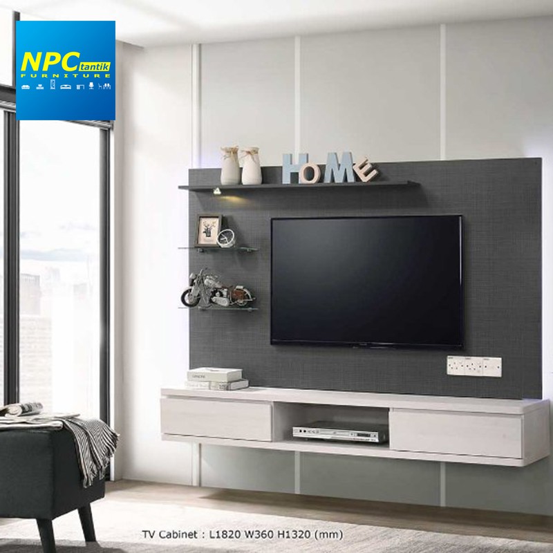 6 FT Hanging TV With Led / Wall Mounted TV / Living