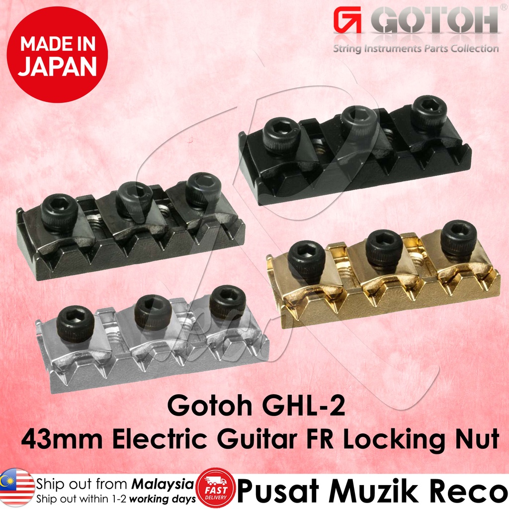 GOTOH GHL2 *43mm* Top Mount String Locking Nut Electric Guitar Floyd