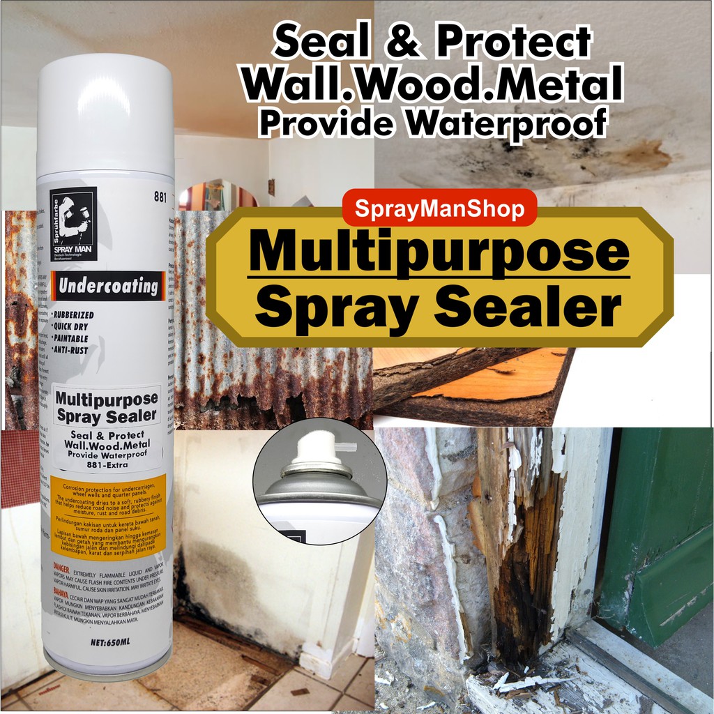 Sealer Multipurpose Spray Sealer Wall Wood Metal Seal Waterproof