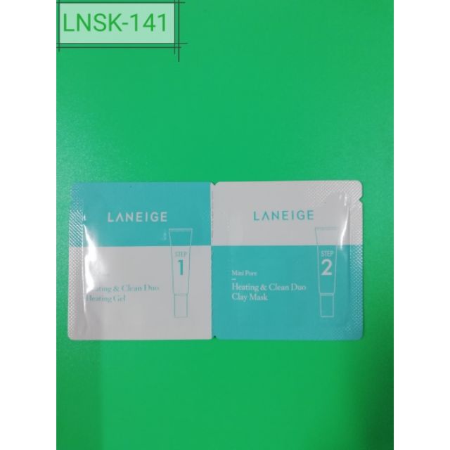 LNSK141 Laneige mini Pore (Heating & Clean Duo Heating Gel 2ml& Clay