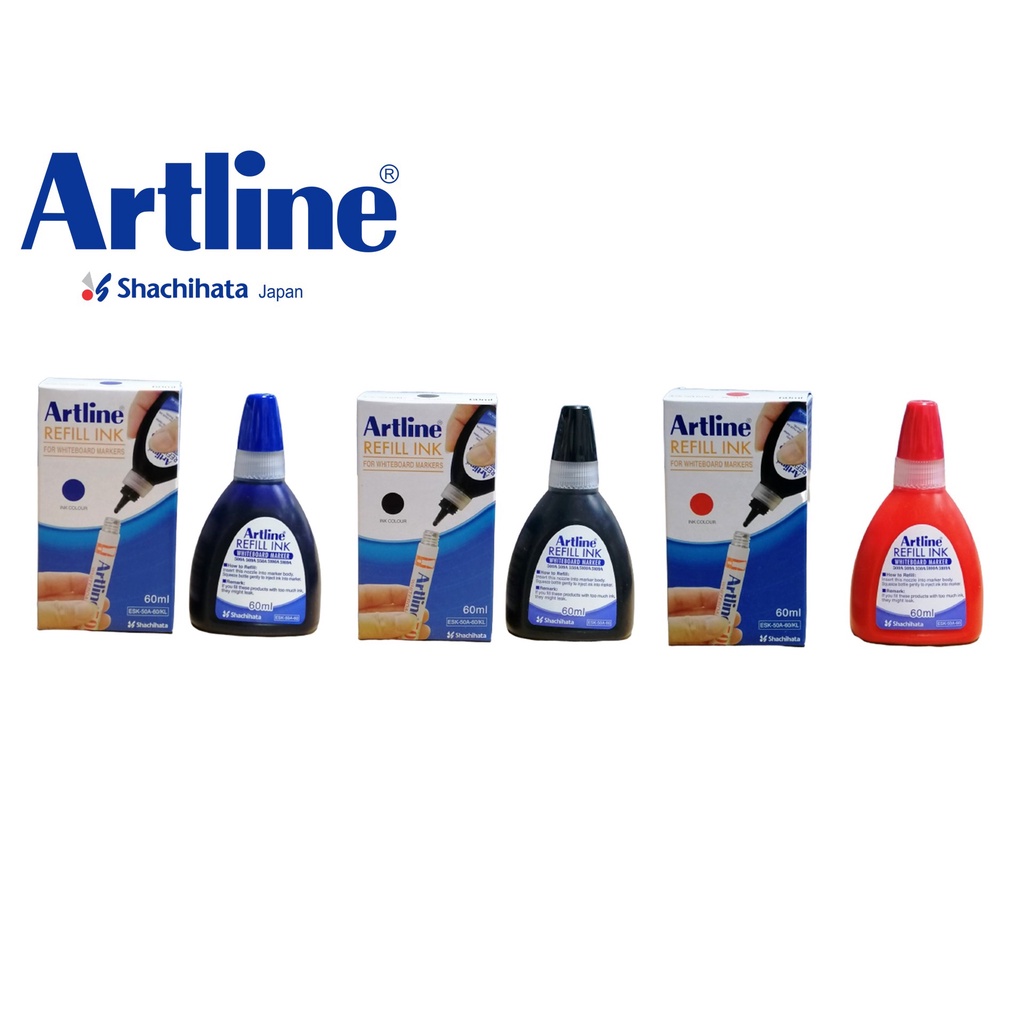 ARTLINE Whiteboard Marker Refill Ink 60ml ESK50A60 Shopee Malaysia