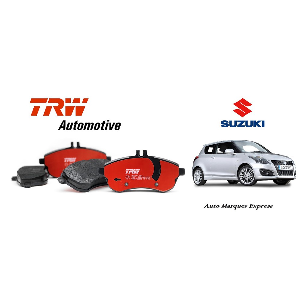 TRW Ceramic Front & Rear Brake Pad for Suzuki SWIFT & Ertiga (Pair