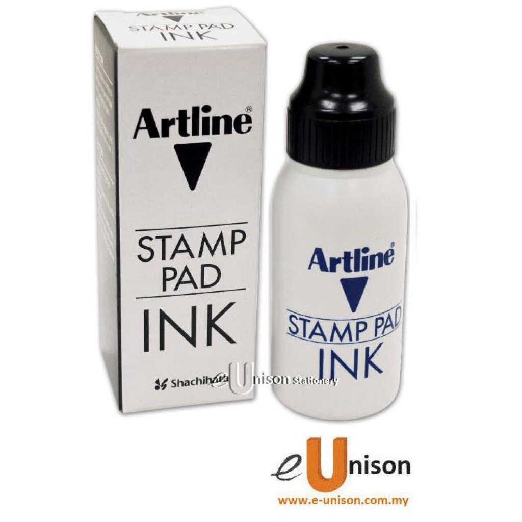 Artline Stamp Pad Ink 50ml Blackrtline Stamp Pad Ink 50ml Black