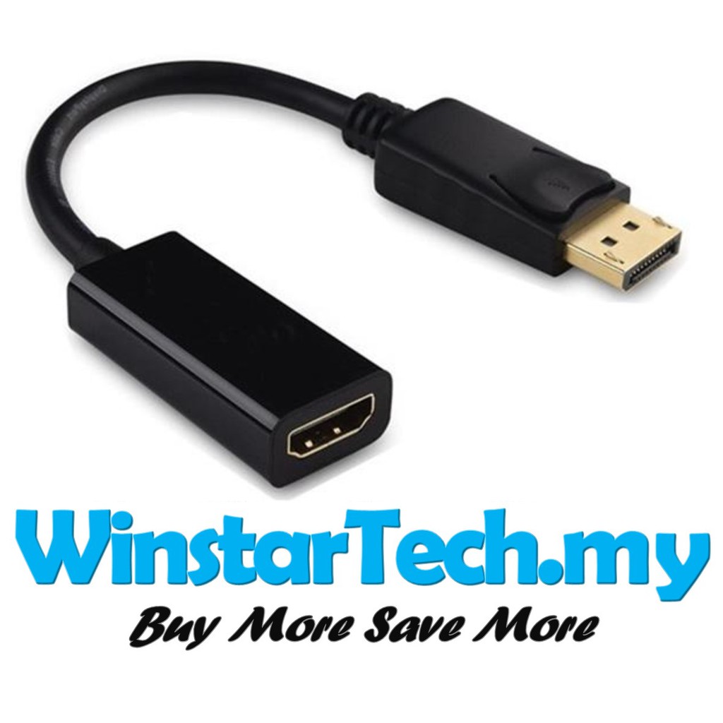 DP Displayport Male to HDMI Female Converter Adapter Cable