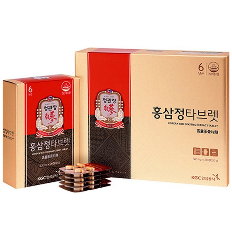[CHEONG KWAN JANG] Korean 6Years Red Ginseng Extract Tablet 500mg X