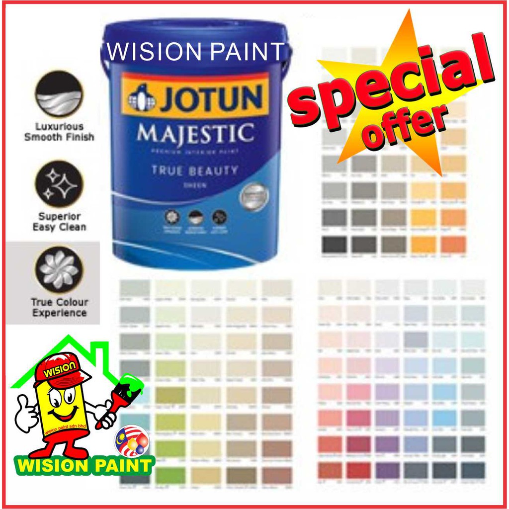 💥OFFER!💥 1L JOTUN ( Majestic True Beauty Sheen ) Interior Indoor Water