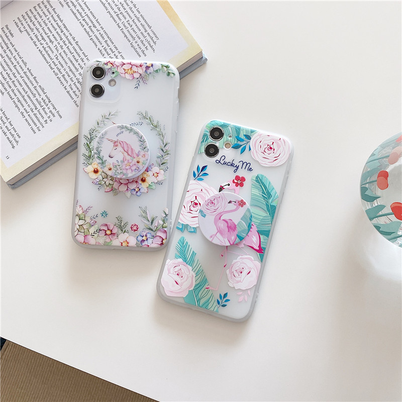 Popsocket Case iPhone 12 12pro max Casing iPhone 11 11Pro Max iPhone 6